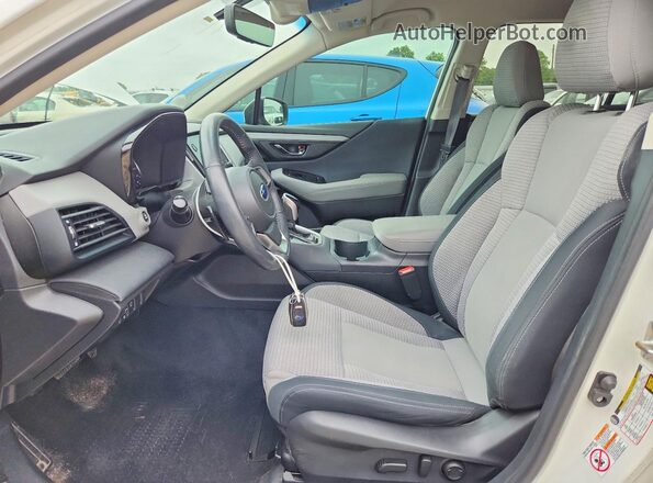 4S4BTACCXL3145136 2020 SUBARU OUTBACK Белый Вид салона спереди