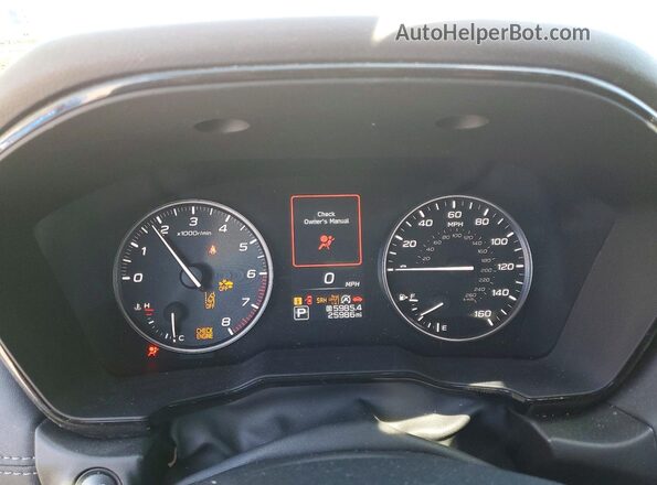 4S4BTADC0S3297150 2025 SUBARU OUTBACK White Սարքավորումների վահանակի տեսք