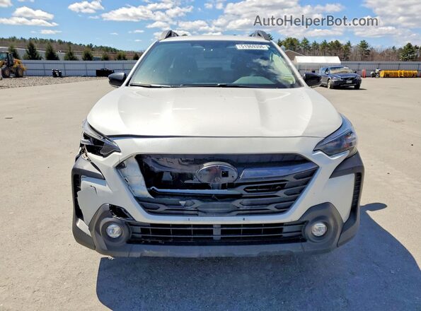 4S4BTADC0S3297150 2025 SUBARU OUTBACK White Դիմացի տեսք