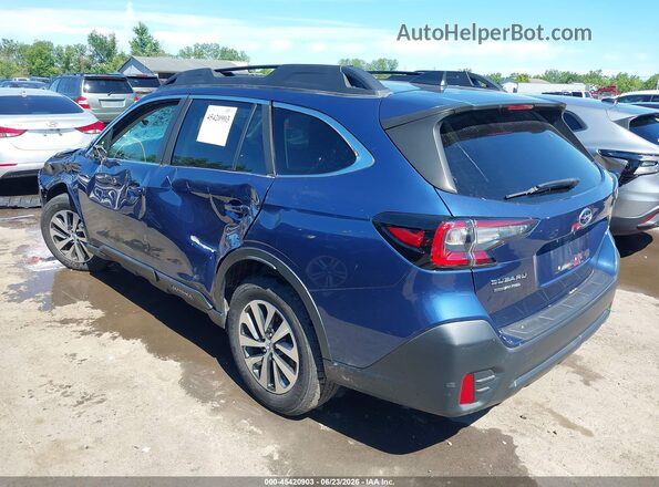 4S4BTADC1M3150628 2021 SUBARU OUTBACK Blue Հետևի ձախ