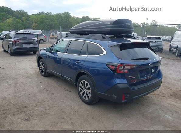 4S4BTADC1M3209032 2021 SUBARU OUTBACK Blue Trasero izquierdo