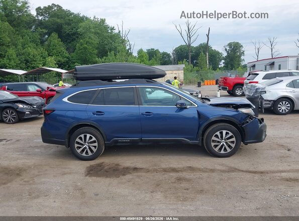 4S4BTADC1M3209032 2021 SUBARU OUTBACK Blue Vista interior trasera