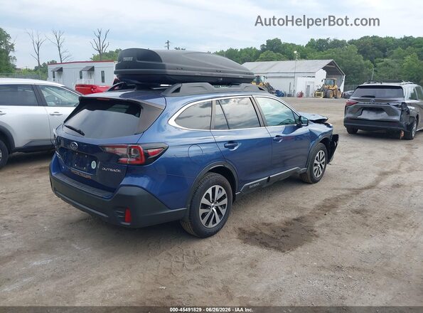 4S4BTADC1M3209032 2021 SUBARU OUTBACK Blue Trasero derecho