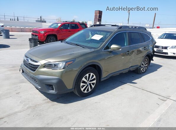 4S4BTADC1N3103133 2022 SUBARU OUTBACK Green Front left