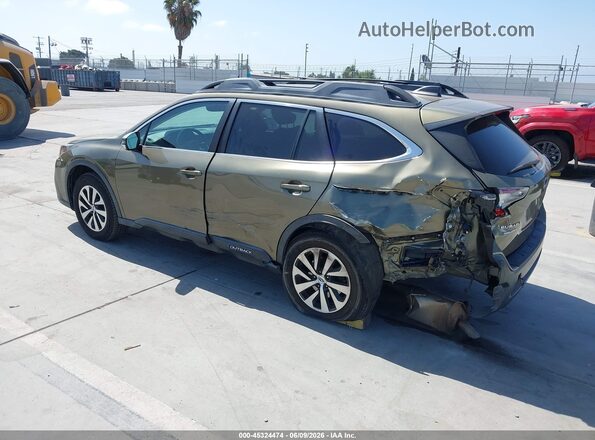 4S4BTADC1N3103133 2022 SUBARU OUTBACK Green Rear left