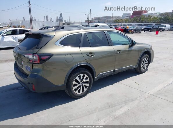 4S4BTADC1N3103133 2022 SUBARU OUTBACK Green Rear right