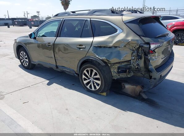 4S4BTADC1N3103133 2022 SUBARU OUTBACK Green Front view