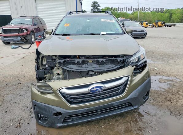 4S4BTADC1N3214796 2022 SUBARU OUTBACK Green Դիմացի տեսք