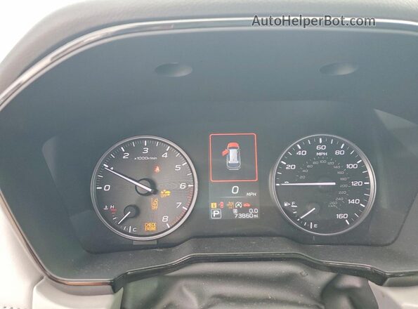 4S4BTADC1P3142596 2023 SUBARU OUTBACK White Вид щитка приладів