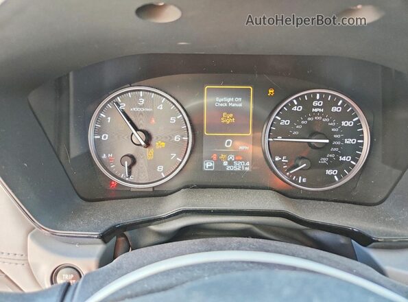 4S4BTADC1S3129999 2025 SUBARU OUTBACK Черный Вид щитка приборов