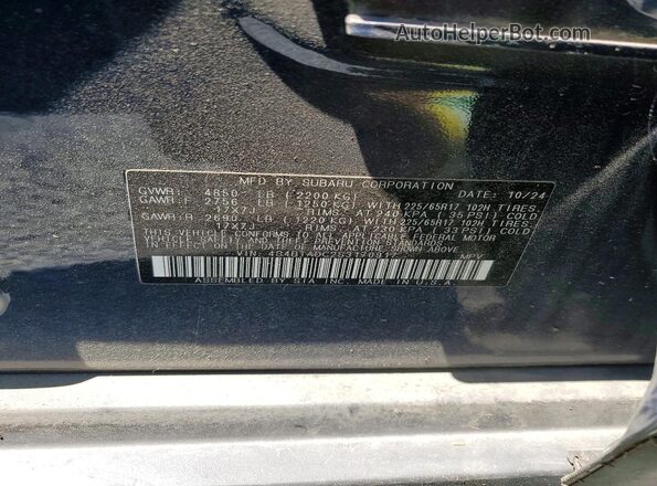 4S4BTADC2S3170917 2025 SUBARU OUTBACK Blue VIN sticker view