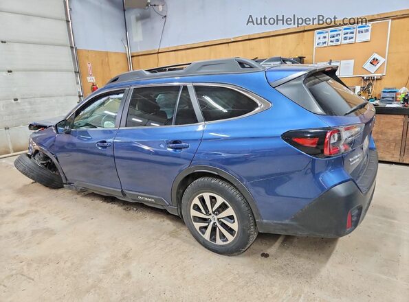 4S4BTADC3M3206133 2021 SUBARU OUTBACK Blue Հետևի ձախ