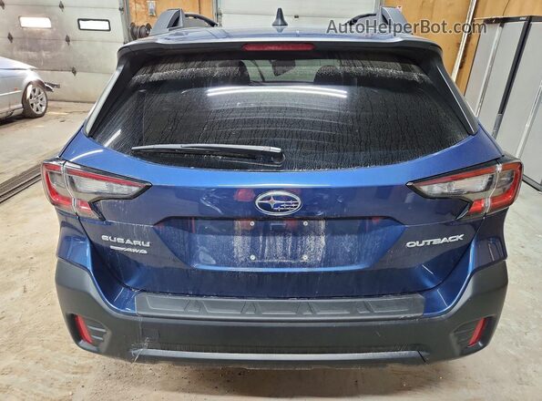 4S4BTADC3M3206133 2021 SUBARU OUTBACK Blue Հետևի տեսք