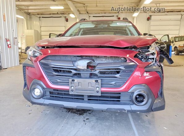 4S4BTADC3S3142964 2025 SUBARU OUTBACK Red Դիմացի տեսք