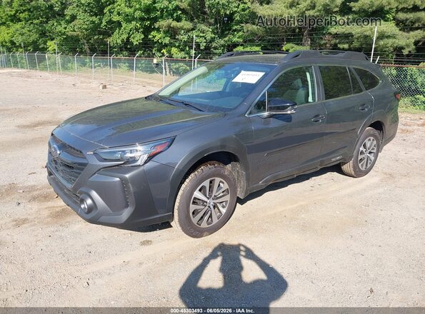 4S4BTADC3S3316340 2025 SUBARU OUTBACK Gray Vista tres cuartos delantera izquierda