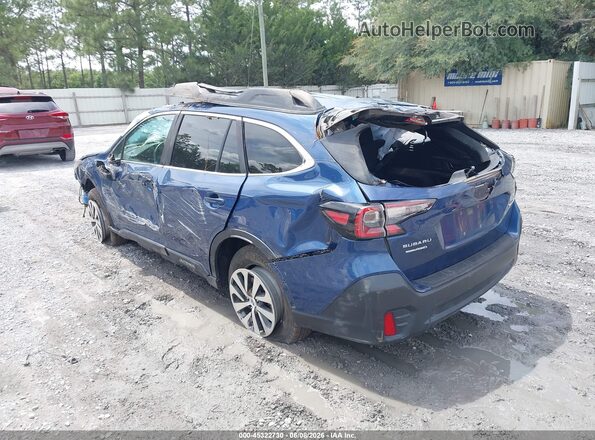 4S4BTADC4N3246545 2022 SUBARU OUTBACK Blue უკანა მარცხენა