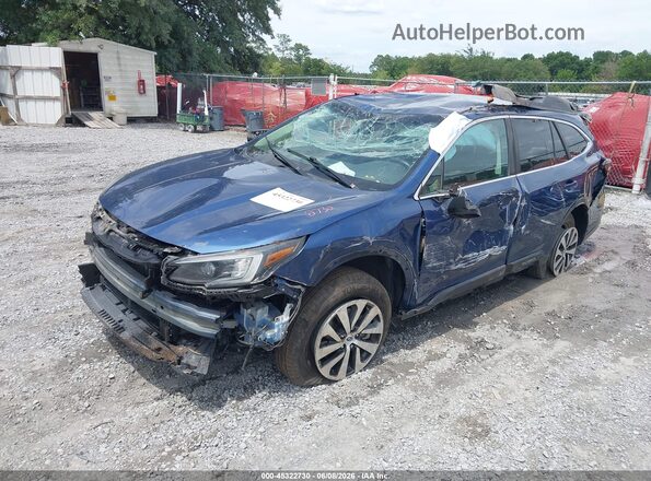 4S4BTADC4N3246545 2022 SUBARU OUTBACK Blue წინა მარცხენა ხედი სამი მეოთხედიდან