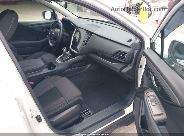 4S4BTADC4R3294875 2024 SUBARU OUTBACK White Widok wnętrza z przodu