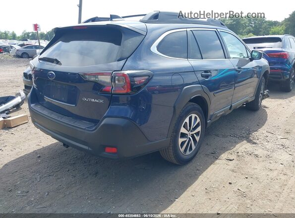 4S4BTADC4S3103736 2025 SUBARU OUTBACK Blue Задня права чверть