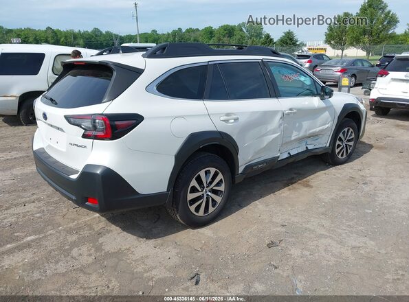 4S4BTADC5P3157182 2023 SUBARU OUTBACK Белый Задняя правая четверть