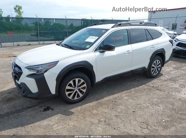 4S4BTADC5P3157182 2023 SUBARU OUTBACK Белый Передняя левая четверть