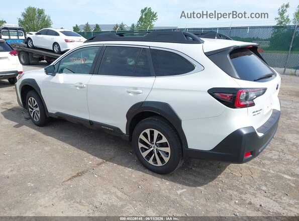 4S4BTADC5P3157182 2023 SUBARU OUTBACK Белый Задняя левая четверть