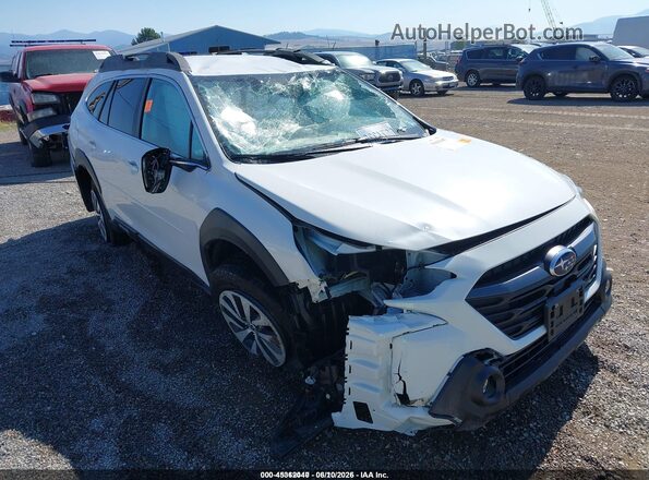 4S4BTADC8S3242705 2025 SUBARU OUTBACK White Вид спереду