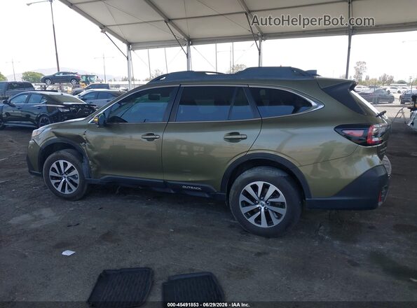 4S4BTADC9M3148772 2021 SUBARU OUTBACK Зеленый Панорамный вид салона 360°