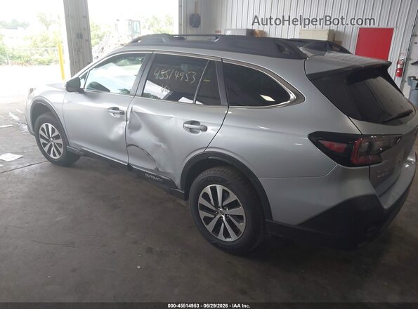 4S4BTADC9N3225318 2022 SUBARU OUTBACK Silver Trasero izquierdo