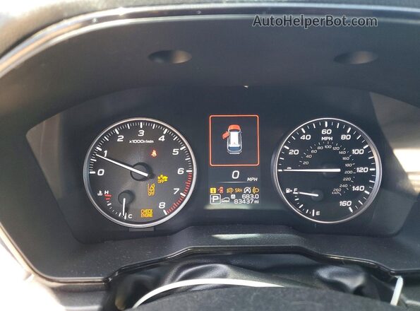 4S4BTADC9N3225383 2022 SUBARU OUTBACK Silver Вид щитка приладів