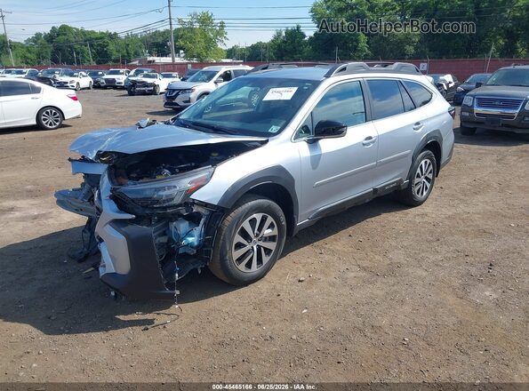 4S4BTADCXP3110181 2023 SUBARU OUTBACK Silver წინა მარცხენა ხედი სამი მეოთხედიდან