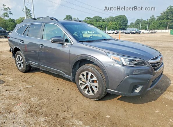 4S4BTAEC0L3112899 2020 SUBARU OUTBACK Угольный Передняя правая четверть