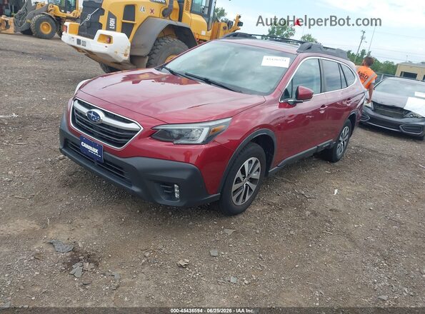4S4BTAEC1L3270457 2020 SUBARU OUTBACK Maroon Przód lewy