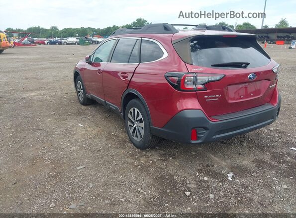 4S4BTAEC1L3270457 2020 SUBARU OUTBACK Maroon Tył lewy