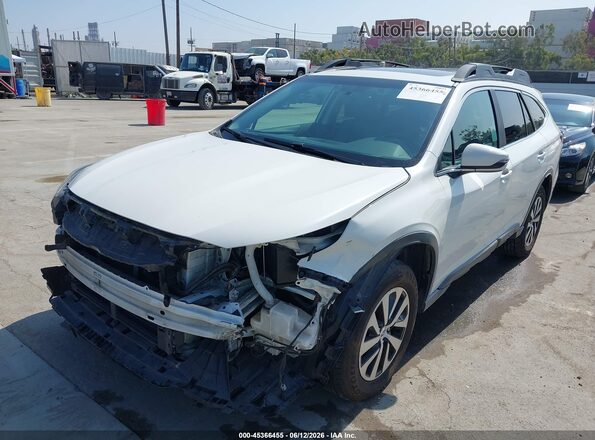 4S4BTAFC0M3172343 2021 SUBARU OUTBACK Белый Вид спереди