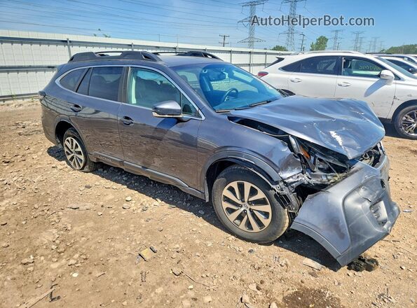 4S4BTAFC0M3229527 2021 SUBARU OUTBACK Gray Առջևի աջ