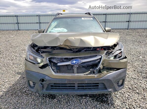 4S4BTAFC2N3277404 2022 SUBARU OUTBACK Green წინა ხედი