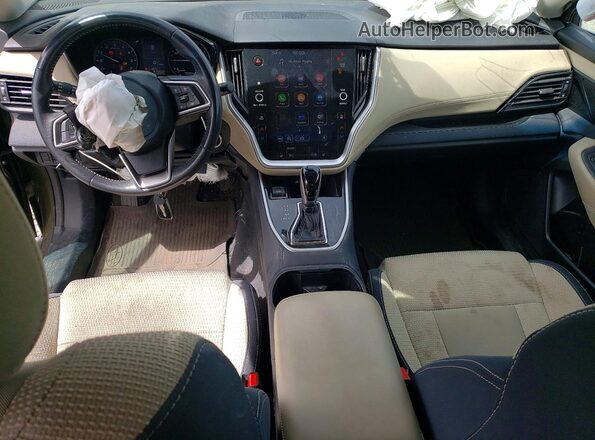 4S4BTAFC2N3277404 2022 SUBARU OUTBACK Green წინა პანელის ხედი