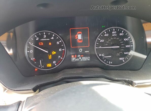 4S4BTAFC2N3277404 2022 SUBARU OUTBACK Green ხელსაწყოთა პანელის ხედი