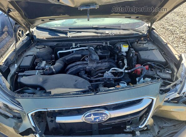 4S4BTAFC2N3277404 2022 SUBARU OUTBACK Green ძრავის განყოფილების ხედი