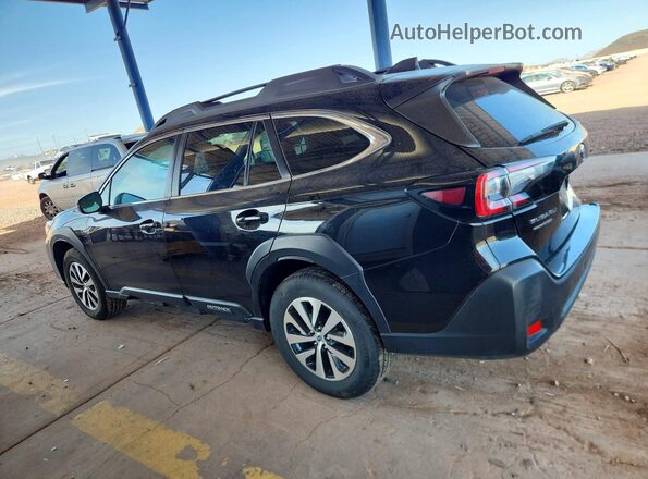4S4BTAFC2R3143904 2024 SUBARU OUTBACK Black Trasero izquierdo