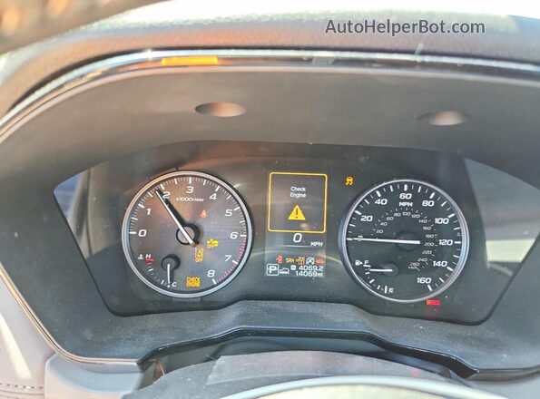 4S4BTAFC2R3220027 2024 SUBARU OUTBACK White Вид щитка приладів