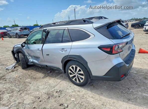4S4BTAFC3P3110486 2023 SUBARU OUTBACK Silver Trasero izquierdo