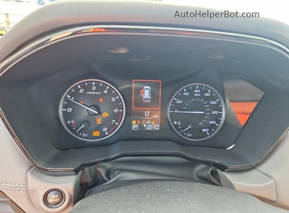 4S4BTAFC3P3110486 2023 SUBARU OUTBACK Silver Vista del cuadro de instrumentos