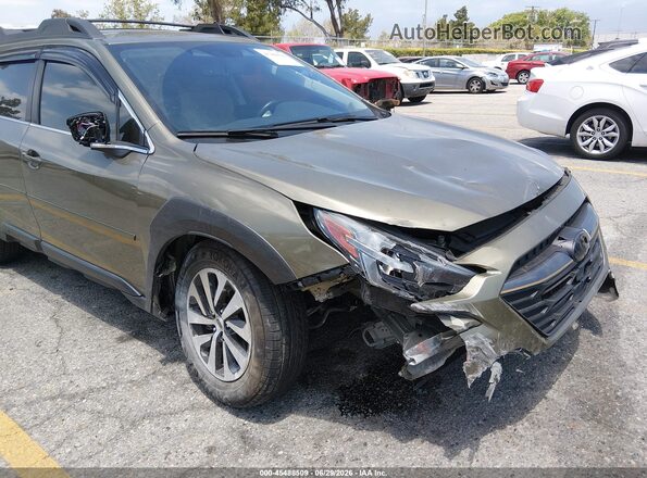 4S4BTAFC3R3235572 2024 SUBARU OUTBACK Green Front view