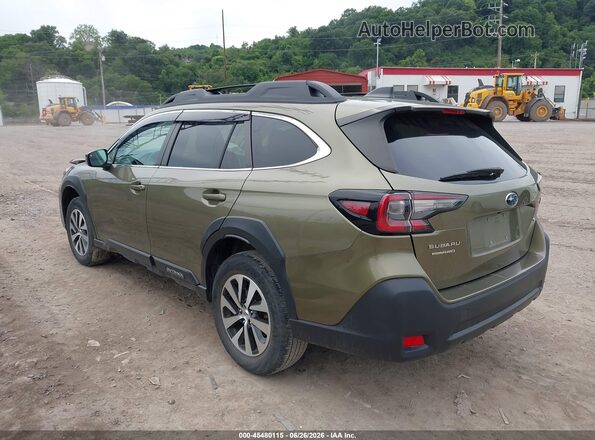 4S4BTAFC4P3155274 2023 SUBARU OUTBACK Green Trasero izquierdo