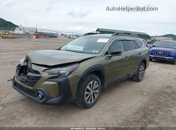 4S4BTAFC4P3155274 2023 SUBARU OUTBACK Green Vista tres cuartos delantera izquierda
