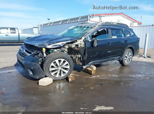 4S4BTAFC5M3184794 2021 SUBARU OUTBACK Black წინა მარცხენა ხედი სამი მეოთხედიდან