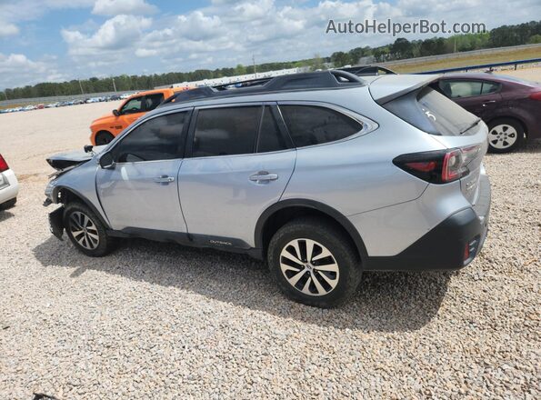 4S4BTAFC5M3220595 2021 SUBARU OUTBACK Серебряный Задняя левая четверть