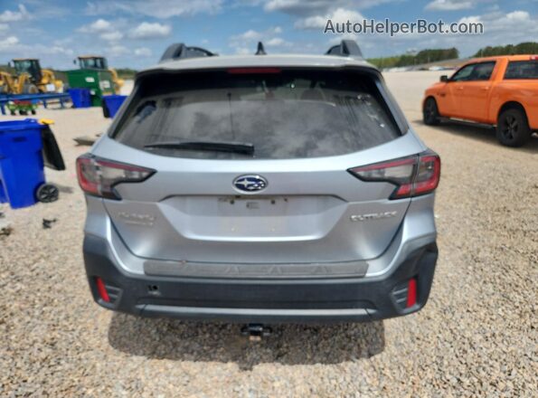4S4BTAFC5M3220595 2021 SUBARU OUTBACK Серебряный Вид сзади
